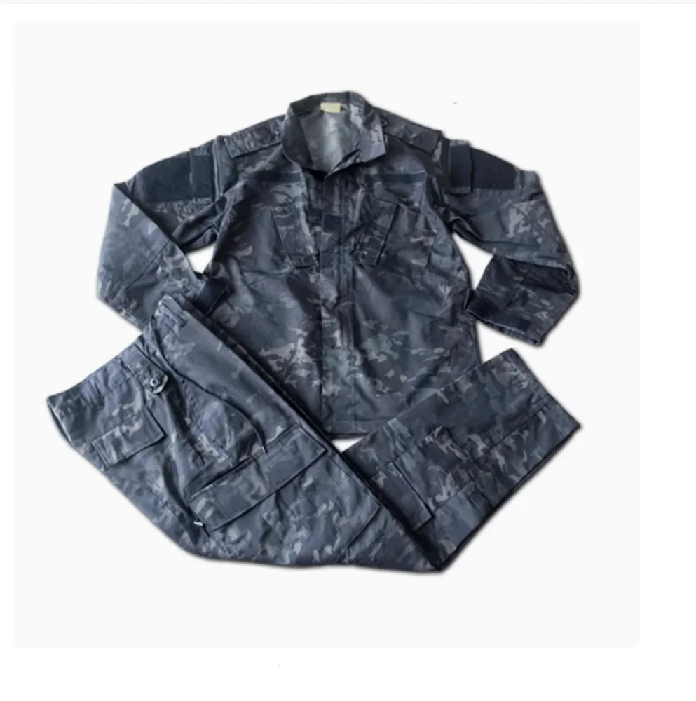 ACU MCBK Темная ночь камуфляж черный Военные фанаты PMC Тактический боевой стиль