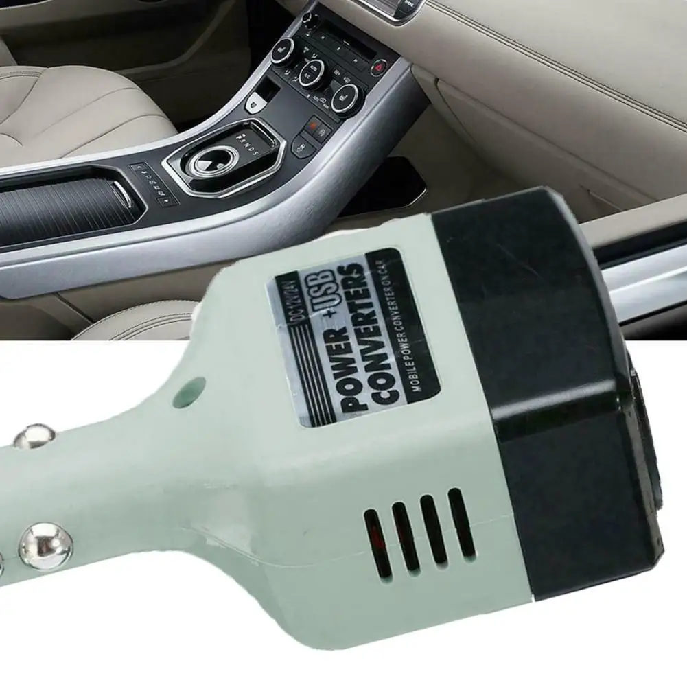 

Universal Car Mobile Power Inverter Adapter 12V/24V To 220 USB Auto Car Power Converter Charger Used For All Mobile Phone