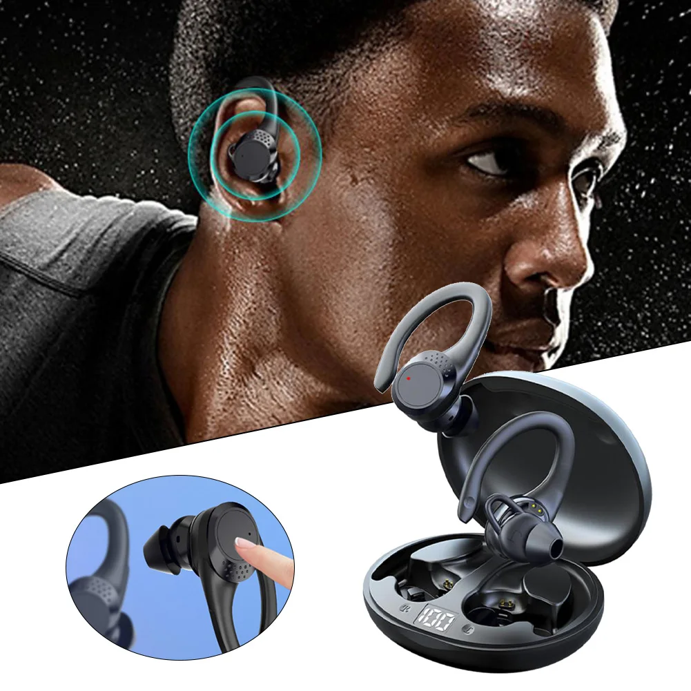 

AX9 спортивные наушники с ушным креплением Bluetooth водонепроницаемые Hi-Fi стерео музыкальные наушники-вкладыши спортивные наушники для смартфо...