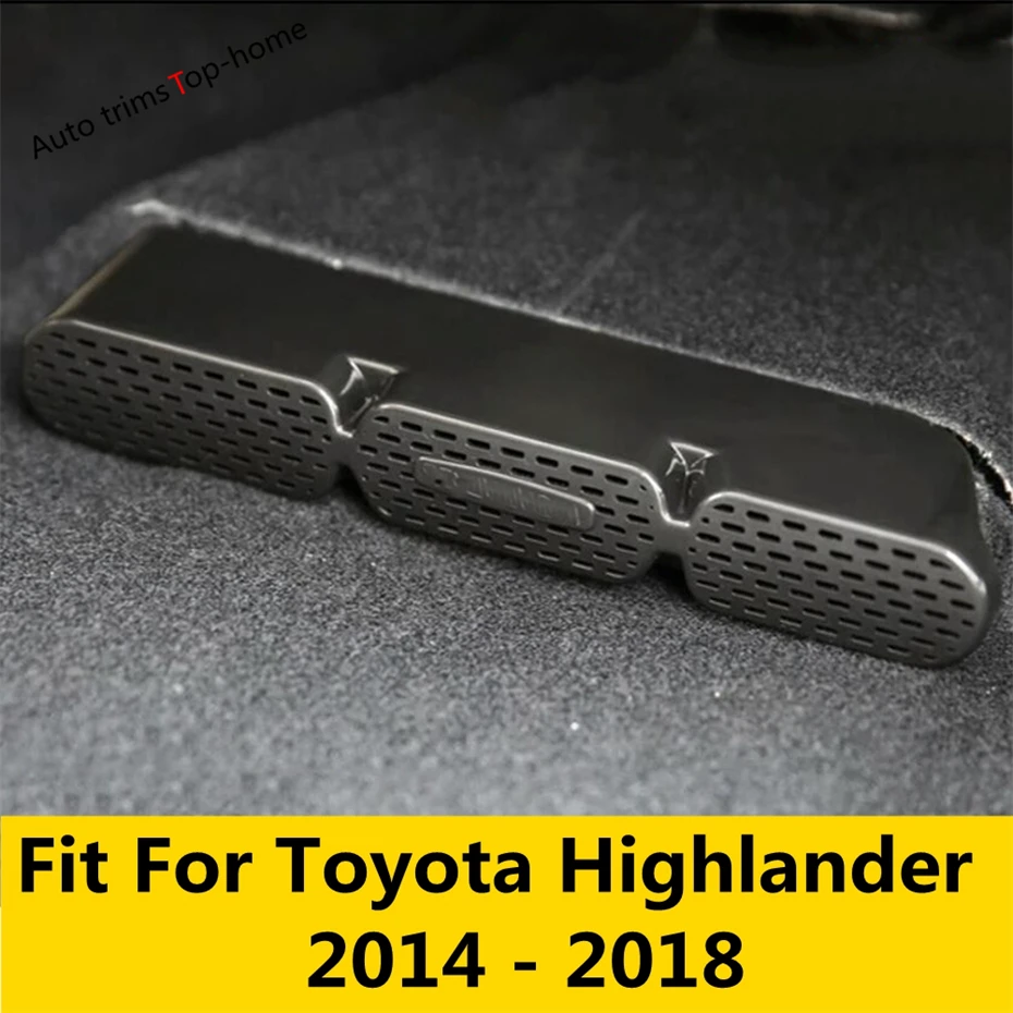 

Seat Under Floor Air AC Conditioner Duct Vent Heat Outlet Grille Cover For Toyota Highlander 2014 - 2018 Accessories Exterior