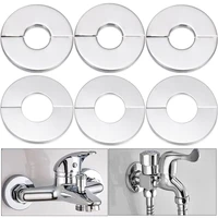 stainless steel water pipe faucet decorative cover pipe wall covers faucet cover chrome new accessories self adhesive decorative