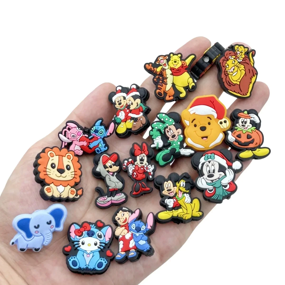 10 шт. мини-силиконовые бусины с героями мультфильмов сделай сам цепочка для