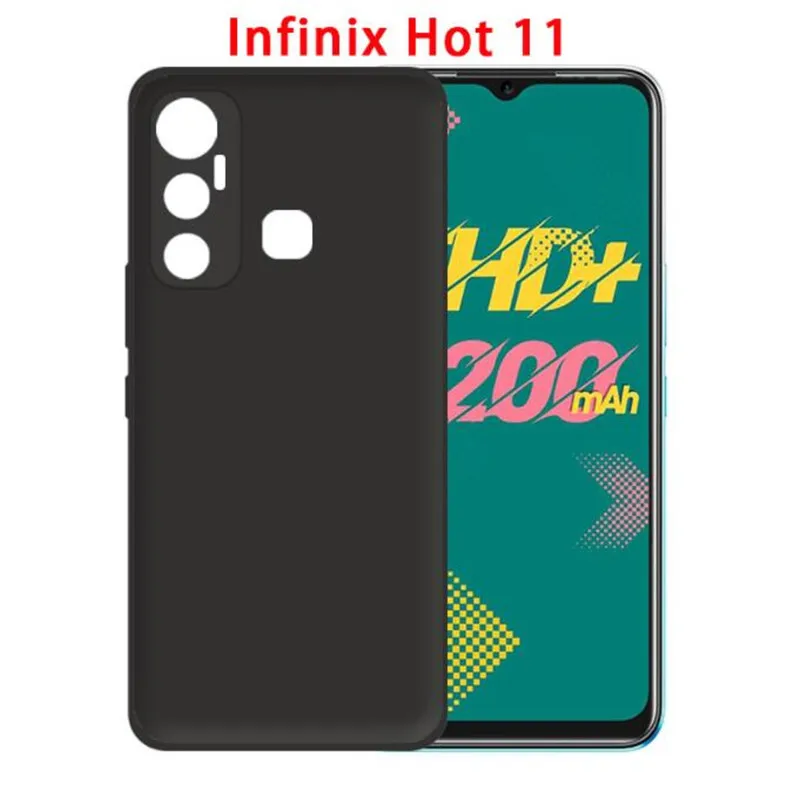 Чехол для Infinix Hot 11, мягкий силиконовый чехол из ТПУ для infinix X662, X662B, X689F, защитный чехол для телефона