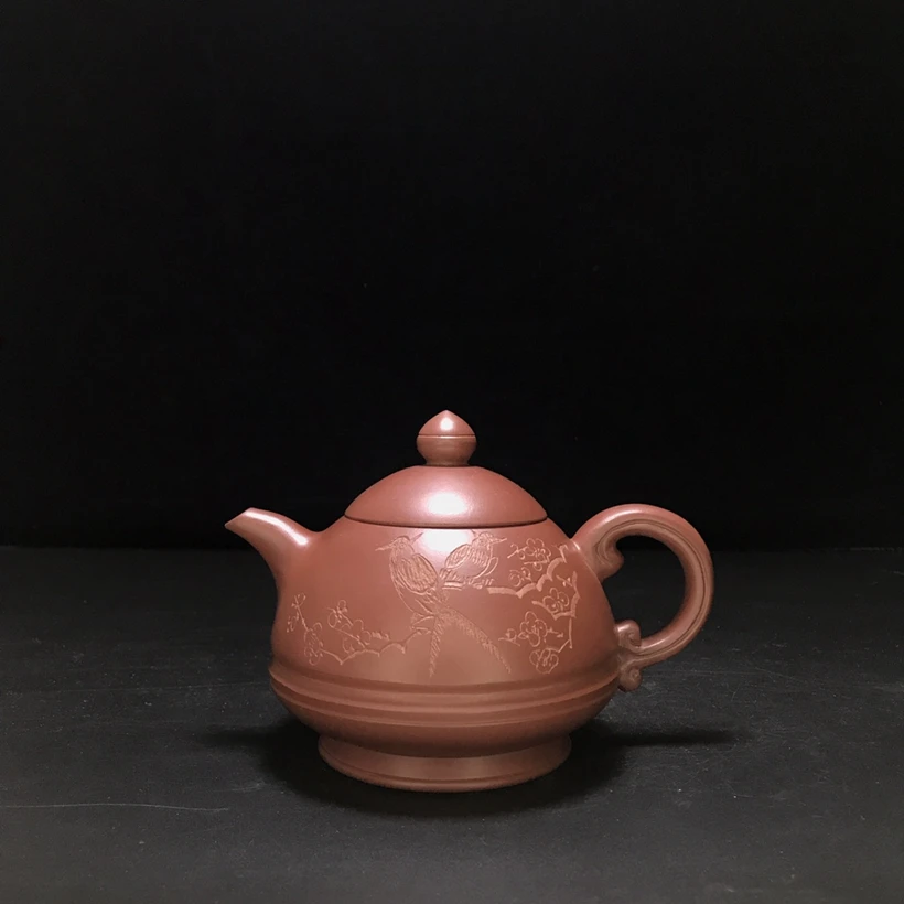 

Китайский исинский глиняный чайник Zisha с птицами Xu Hantang 500CC