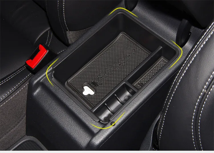 

Armrest Storage Box for VW Tiguan MK1 2009 2010 2011 2012 2013 2014 2015 2016 2017 Central Console Glove Tray