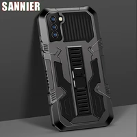 shockproof armor phone case for samsung galaxy s20 s21 s22 s30 plus luxury bracket protective cover for galaxy s21 fe s22 uitre