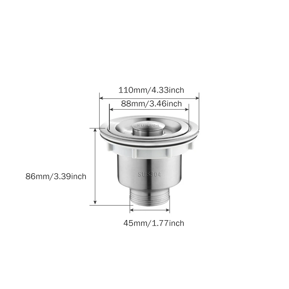 Фланцевый съемный фильтр для отходов со съемной крышкой