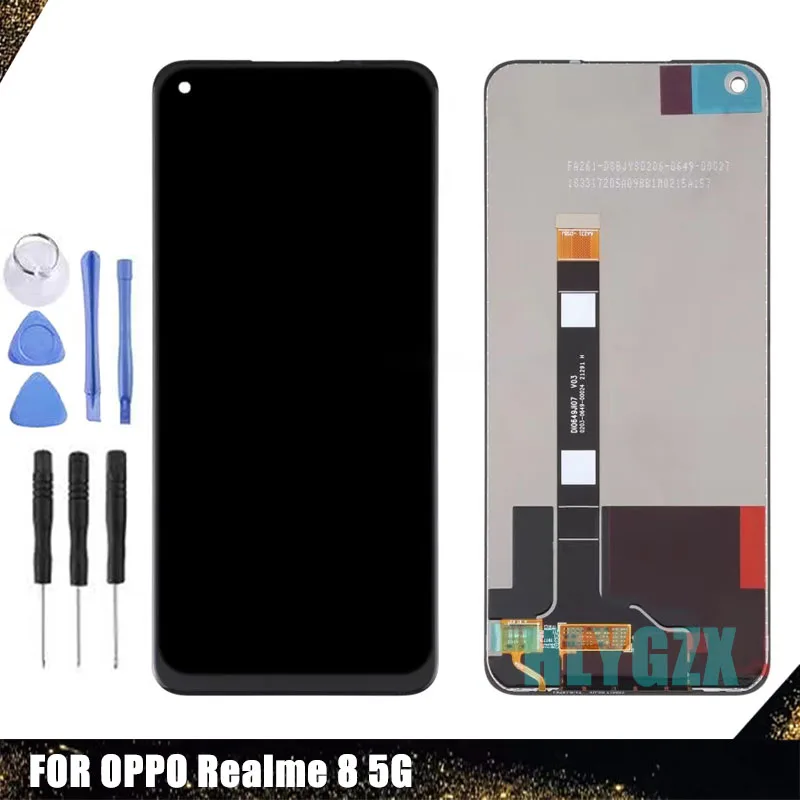 

New Original For Oppo Realme 8 5G LCD Touch Screen Digitizer Assembly Replacement For Realme 8 5G Sensor Display Replace