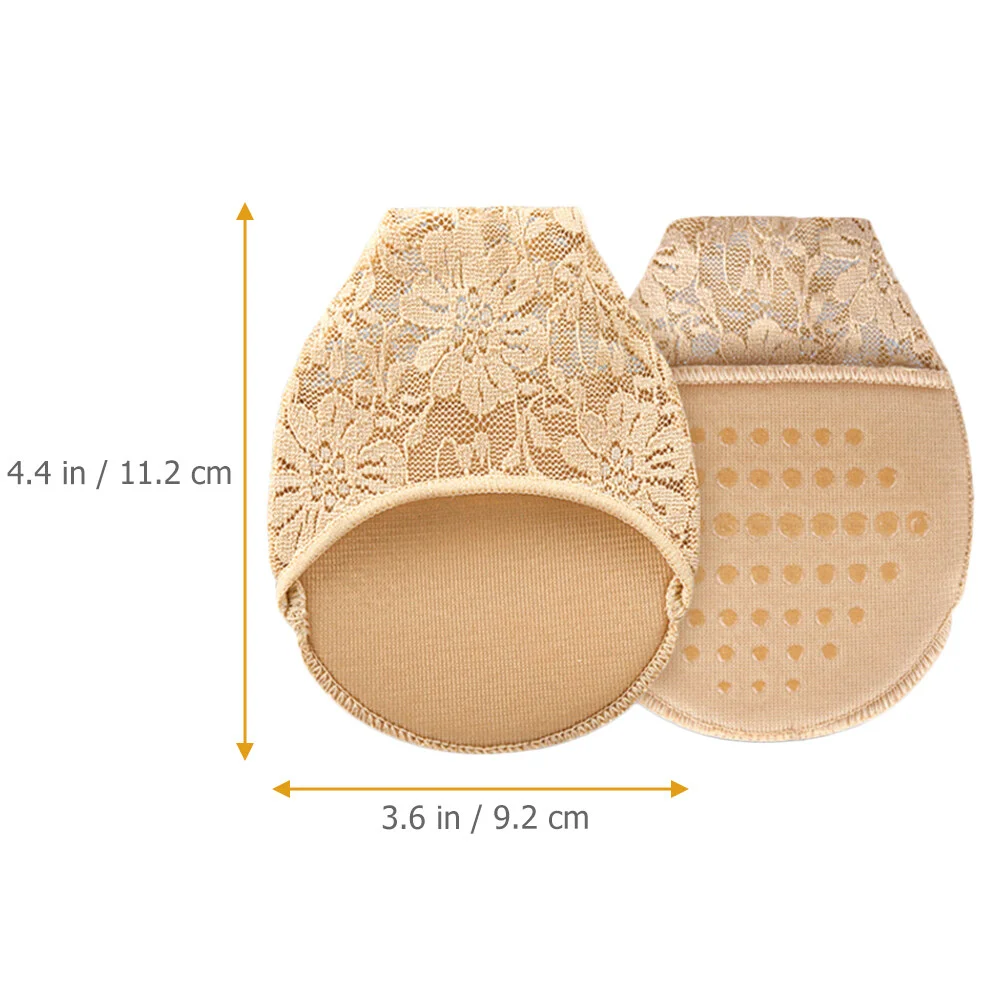 Liner Wear-resistant Half Socks Anti-slip Invisible Heelless Forefoot High