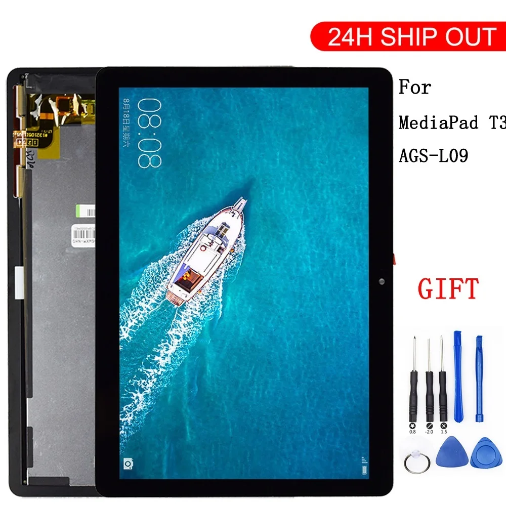 

Для нового 9,6 дюйма для Huawei Mediapad MediaPad T3 10 AGS-L03 AGS-L09 T3 ЖК-дисплей с сенсорным экраном и дигитайзером в сборе