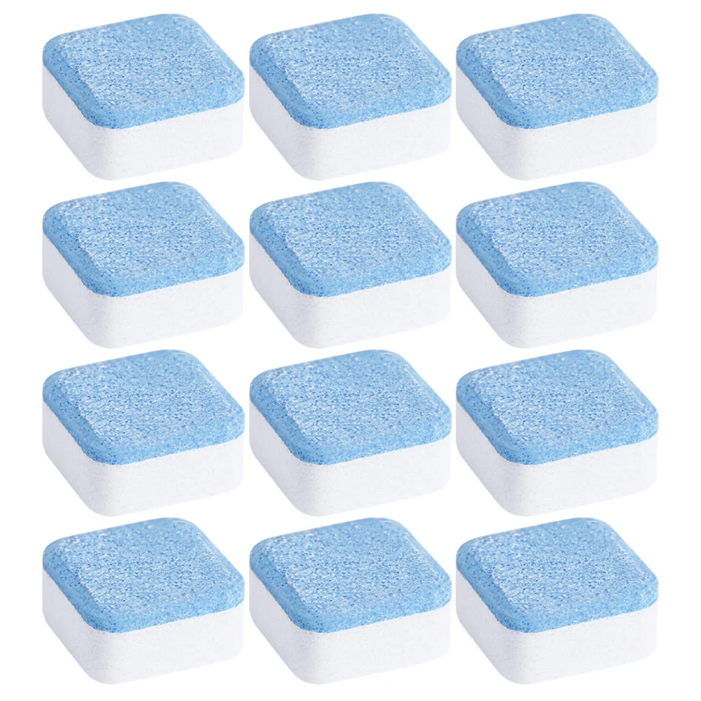 

12 Pcs Cleaning Tools Washing Machine Tank Cleaner Washer Effervescent Tablet Sink Sodium Carbonate Tablets Portable Machines