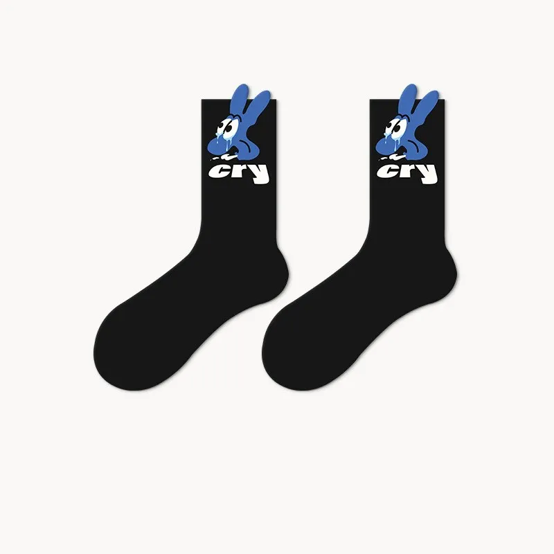 New Arrival Happy Funny Fancy Socks for Women and Men Cartoon Sock Lovers Gift 5 Pairs Student Style Hot Sale