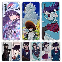 komi cant communicate phone case for samsung galaxy a50 a70 a20 a30 a40 a20e a10 a10s a20s a02s a12 a22 a32 a52s a72 5g cover
