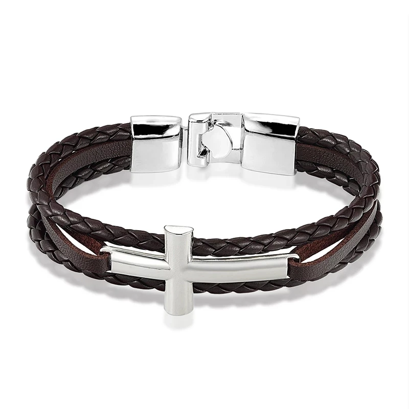 

Bulk Wholesale Fashion Men Leather Bracelet Buckle Friendship Couple Bracelet Ladies Gift For Boyfriend Pulseras