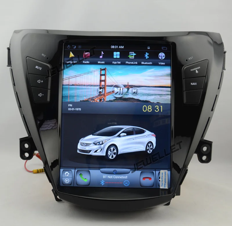 

10.4" tesla style vertical screen android 9.0 Six core Car video radio Navigation for Hyundai Elantra, Avante 2011-2013