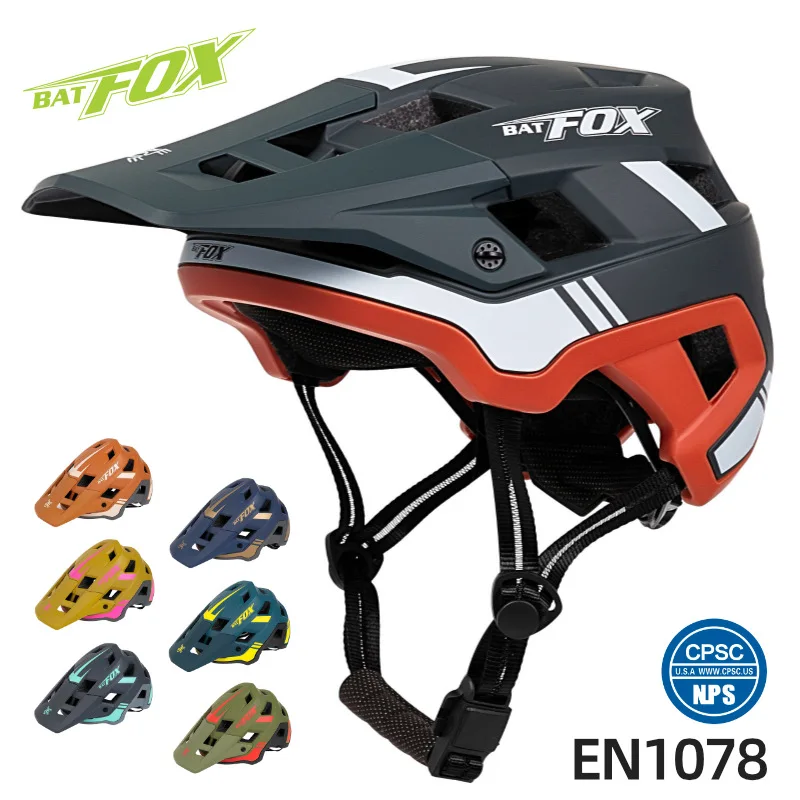 

BATFOX bicycle helmet for men women Mtb Helmet casco ciclismo Mountain Bike casco Racing Riding Safety Helmet Cycling Cap