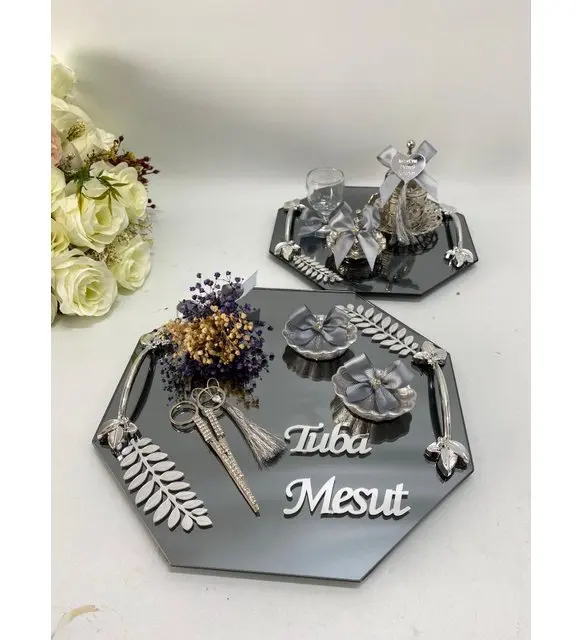 2 шт. поднос для помолвки жениха | Дом и сад