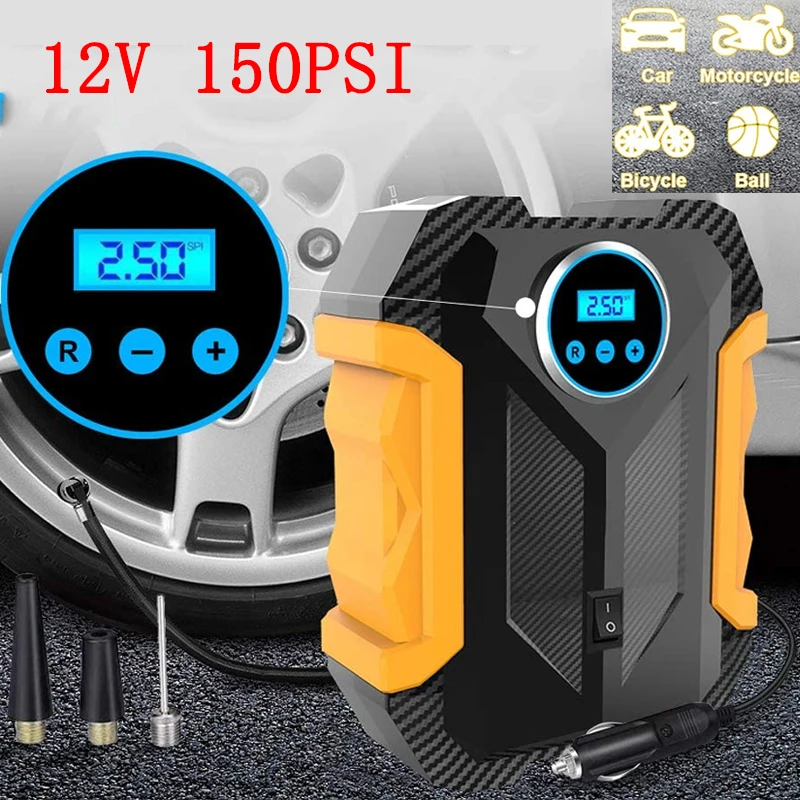 With Led Light Dc 12 Volt 150 Psi For Auto Replacement Acces