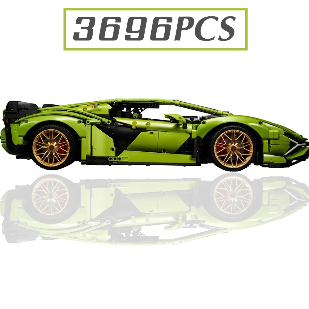 

Compatible 42115 SIAN Roadster Model FKP37 Lamborghinis Car Technical Model Building Blocks Bricks Boys Toys Children Kid Gift