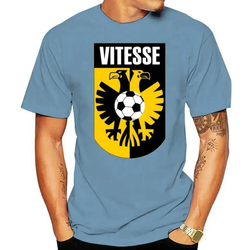 Sbv Vitesse Football Club Soccer Team Eredivisie Dutch League T-Shirt Cotton Tee Shirt Short Sleeve