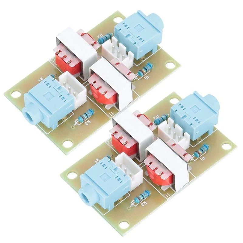 

2X XH-M372 Stereo Audio Common Ground Isolator Module Signal Noise Filter Line Portable Noise Isolation Transformer