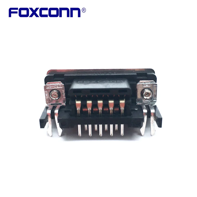 

Foxconn DT10123-H4W3-4F Black COM header DB 9PIN Male serial port New and original