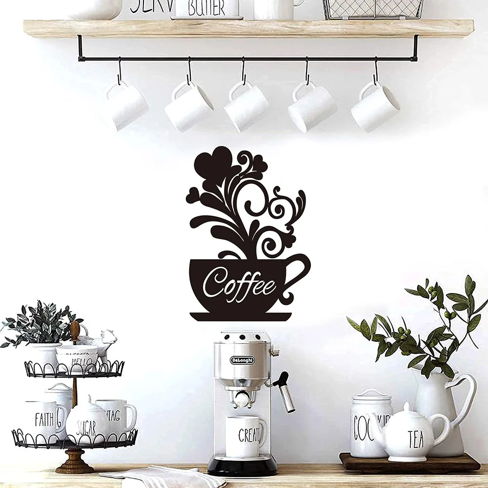 

Силуэт кофейной чашки, подвесной Металлический Настенный декор, декор для столовой, кухни, кафе, черные доски с вырезами