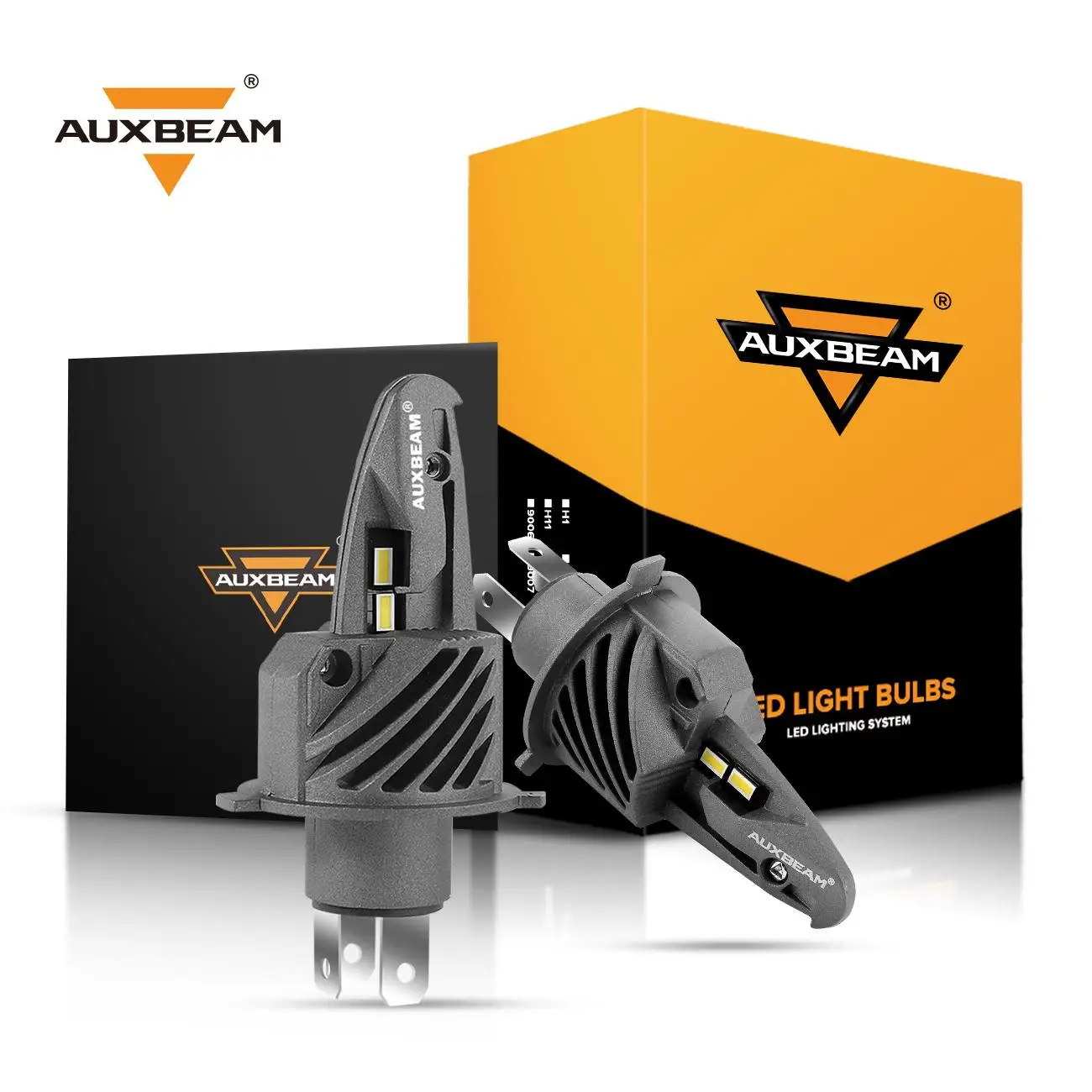 Светодиодные Автомобильные фары AUXBEAM H4 H7 H11, водонепроницаемые 50 Вт, 6500K, 9005 лм, 9006, 9012, светодиодные лампы для дальнего света, лампы серии F-P20