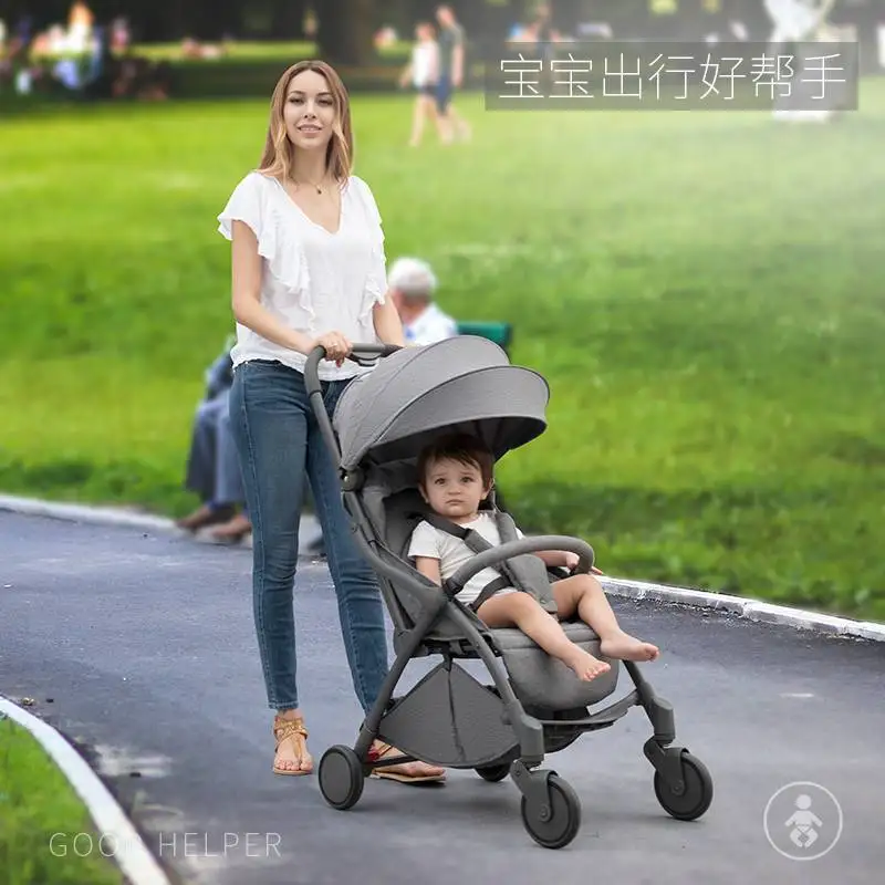 1 Key Automatic Folding Stroller Light Weight Stroller Baby Carriage Portable Umbrella Stroller Newborn Trolley Car Travel Pram