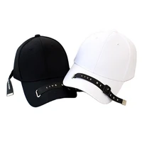 2022 new style sun cap long belt letter off white black baseball caps fashion all kinds of sunshade casual mens womens hat
