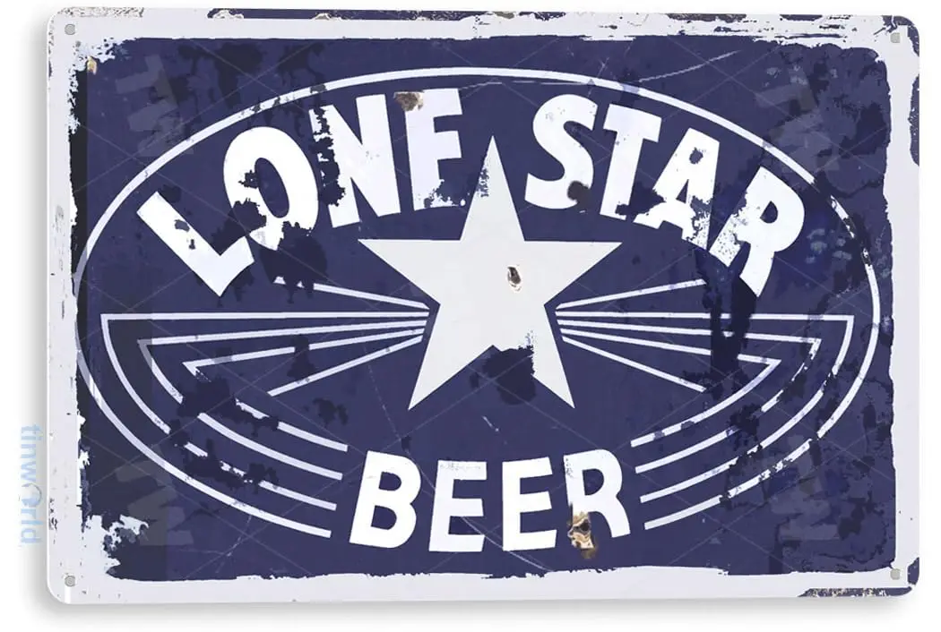 Tinworld жестяной знак одинокая звезда пивной металлический Декор старый Бар Паб
