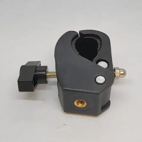 U4LD Зажим на руль Крепление на мотоциклетный держатель для телефона Коготь Зажим Основание с резьбой 1/4 дюйма для рельсов до