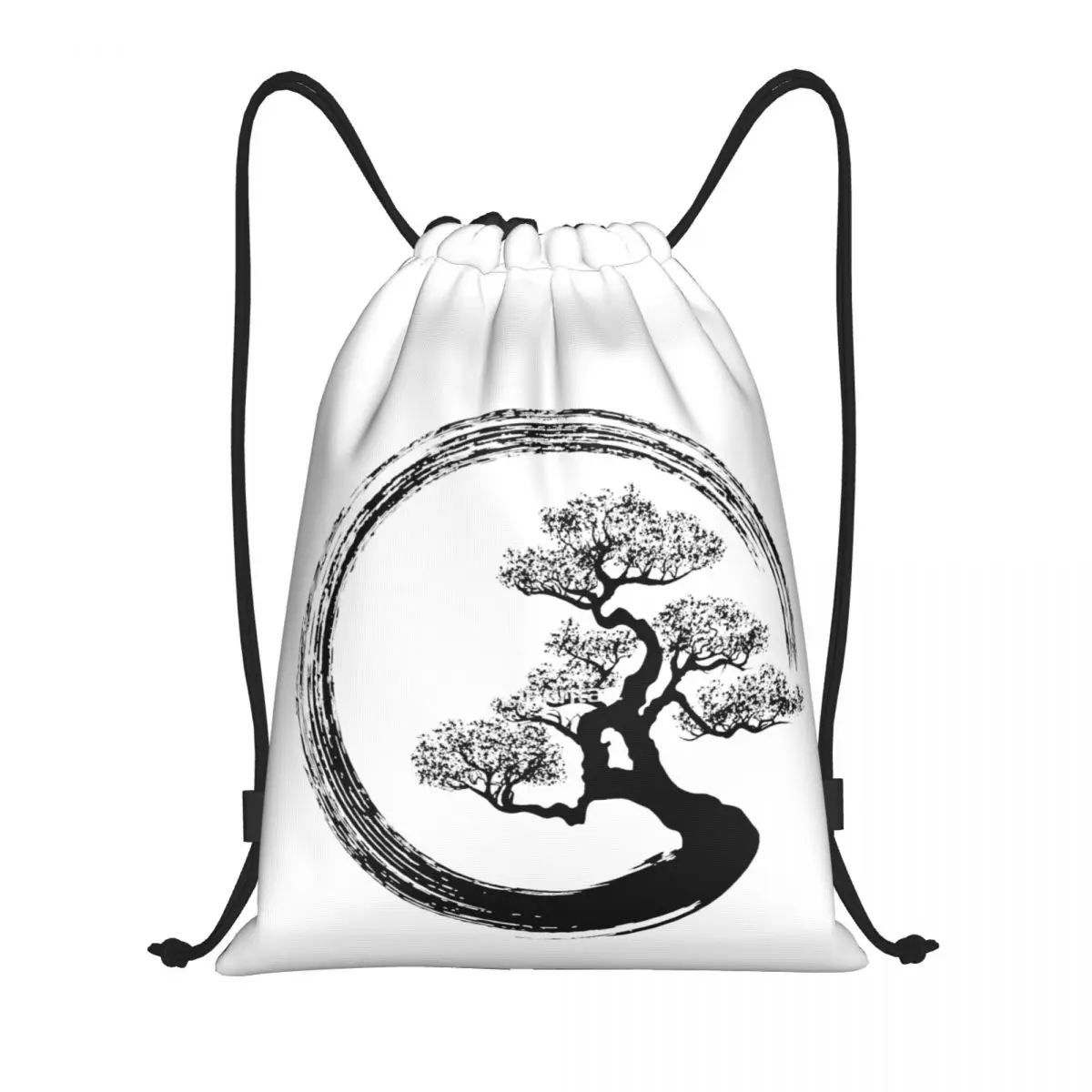 

Drawstring Bags Gym Bag Enso Circle And Bonsai 13 Sports activities Graphic Cool Backpack Drawstring Backpack drawstring