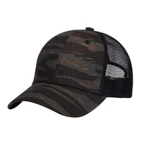summer breathable trucker cap men mesh baseball cap for women camouflage outdoor sports travel golf visor curved brim dad hats