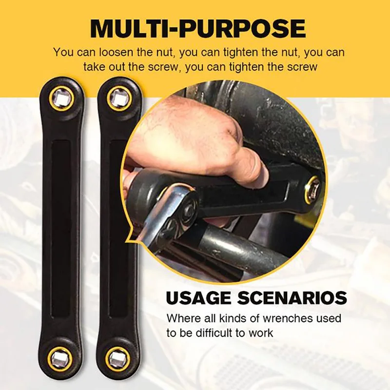 

Universal Extension Multi-Function Wrench Wholesale Adjustable Manual Torque Household Wrenchs DIY 3/8"Tools for Auto Motor