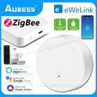 Датчик температуры и влажности Aubess ZigBee, умный комнатный термометр для управления через приложение eWeLink, Alexa Alice Google Home