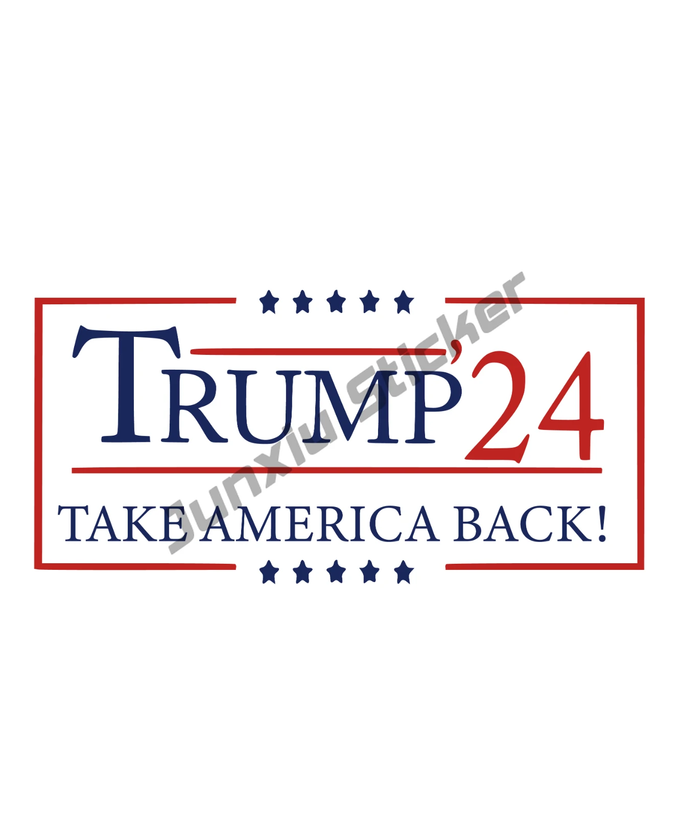 Наклейки на автомобиль с изображением Трампа 2024 наклейка автомобильные