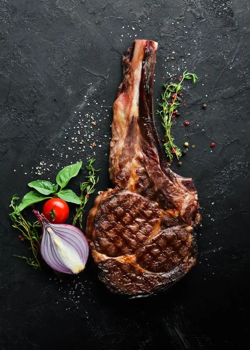 

Кухонный Настенный Художественный Постер-стейк, Вино, Говядина, Суши, Хлеб, Десерт, Западная Еда, Печать На Холсте