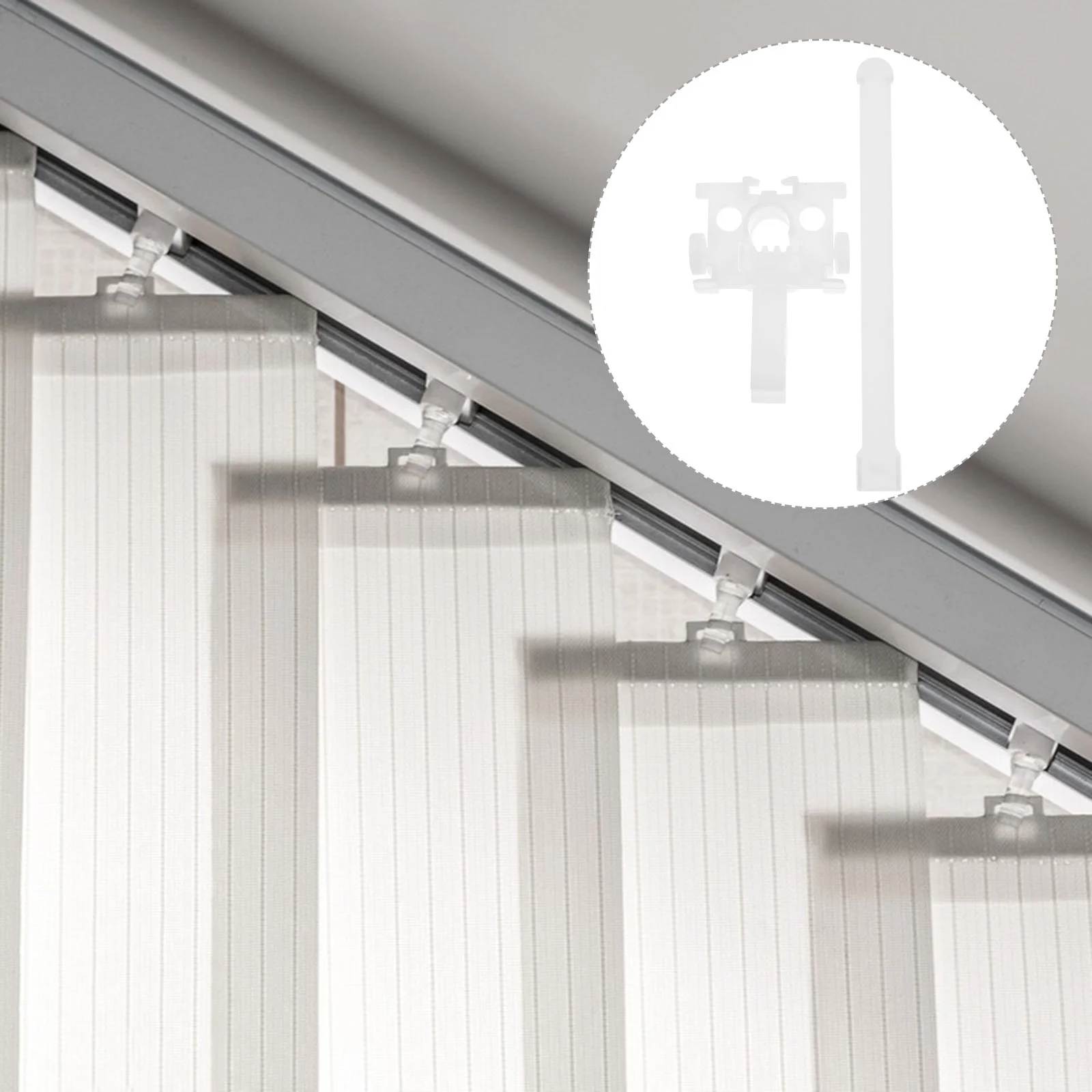 12 комплектов аксессуаров для драпировок шкив штор вертикальные жалюзи запасные