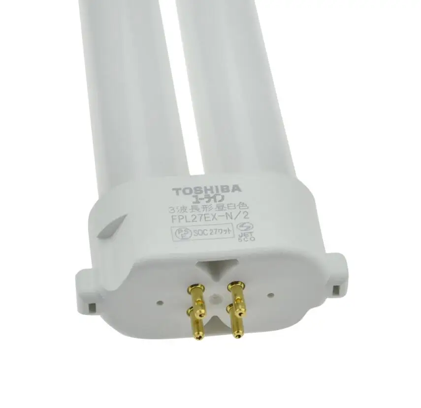 

TOSHIBA FPL27EX-N/2 27W compact fluorescent lamp,FPL 27EX-N / 2 CFL daylight 4 pins bulb tube