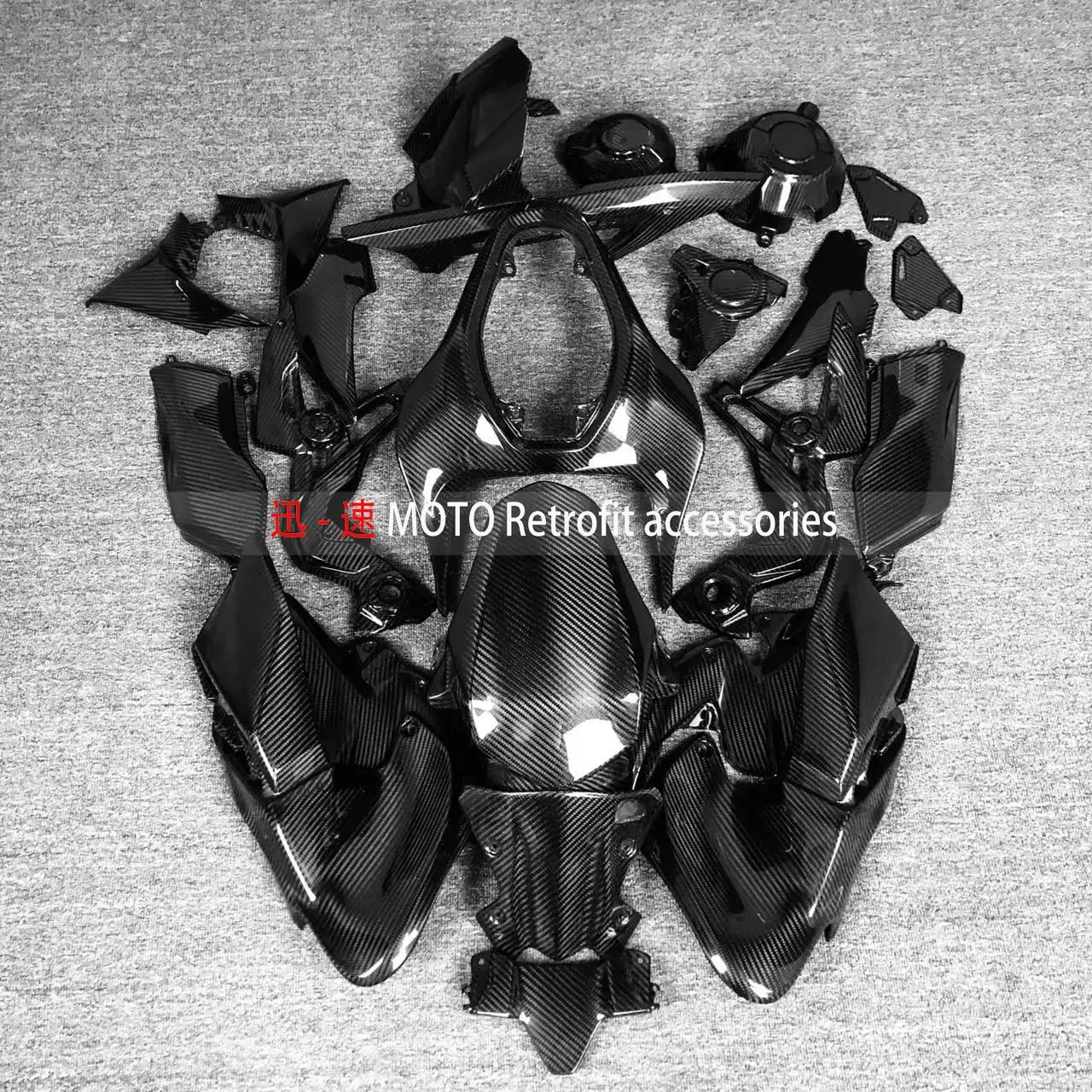 

Углеродные модифицированные аксессуары Allcar для Kawasaki K900 20-22, наружный чехол для автомобиля с поворотным освещением