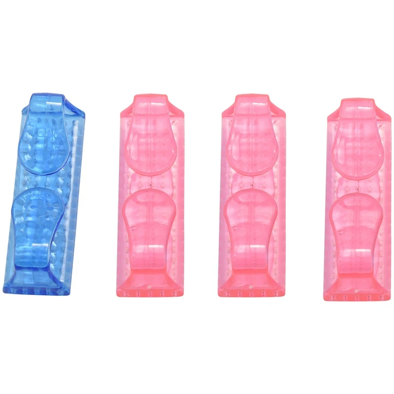 

4 шт., чистящая щетка для ногтей (многоцветная)