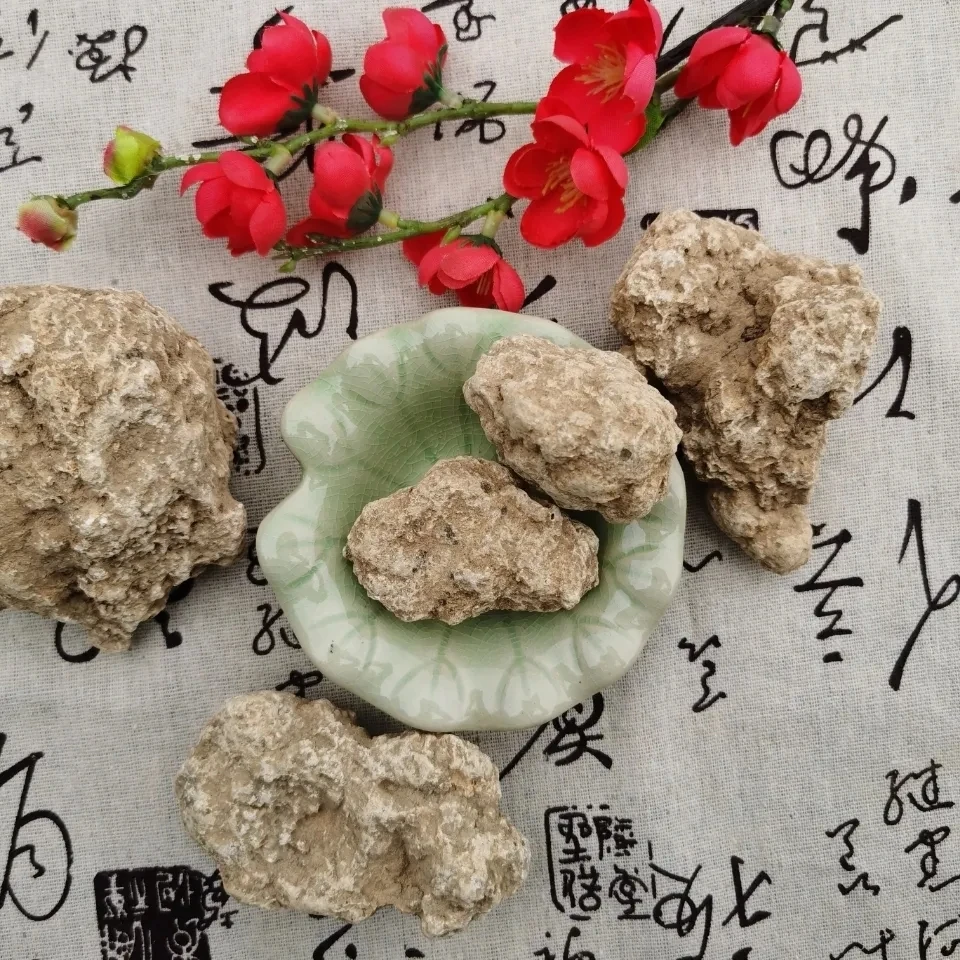 500g Natural Raw Stone Raw Ore Product Material Ginger Stone Can Do Traditional Chinese Medicine Stone