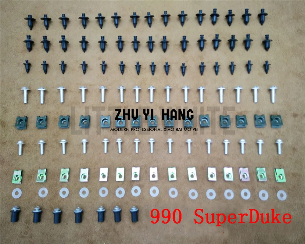 

Комплект обтекателей болты для кузова винты для KTM 990 SuperDuke 2005-2012