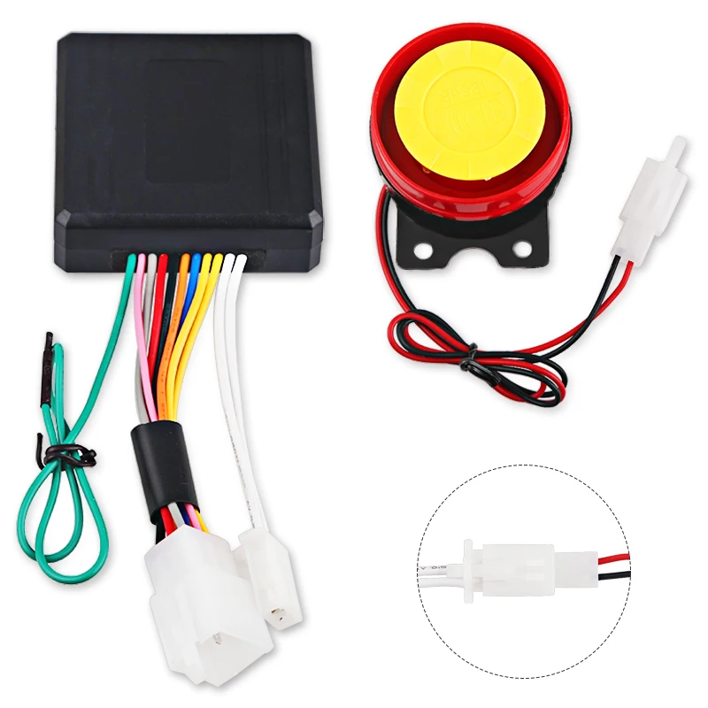 

12V Security Protection For Motorcycle Anti-theft Alarm System Remote Unlocking Scooter Alarm Motorcycle Accessories Motor Lock