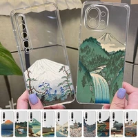 ukiyo e japanese style art phone case for redmi note 5 7 8 9 10 a k20 pro max lite for xiaomi 10pro 10t