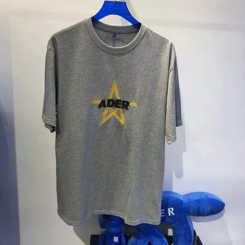 

Футболка Мужская/женская с вышивкой и пятиконечной звездой, из хлопка