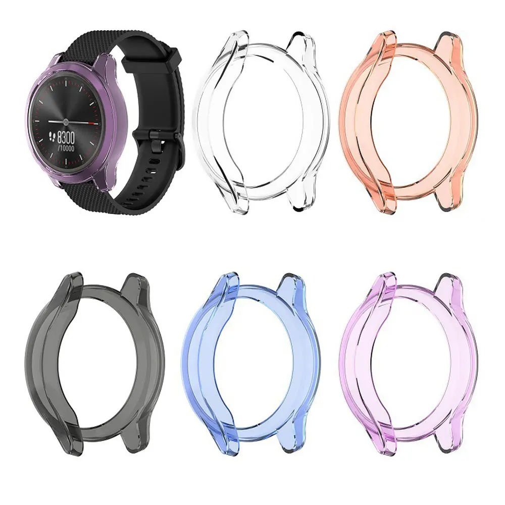 

Tpu Watch Protective Case Cover For Garmin move3 Vivomove 3 Garminmove 3S Vivomove 3S Smartwatch Shockproof Protector Shell