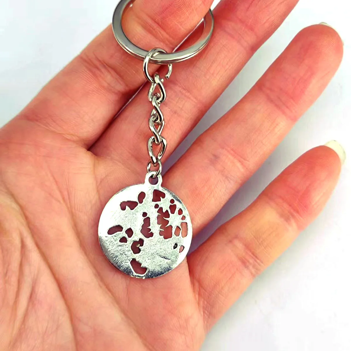 Цинковый цвет сплав Древний серебряный брелки для подарка в виде облака