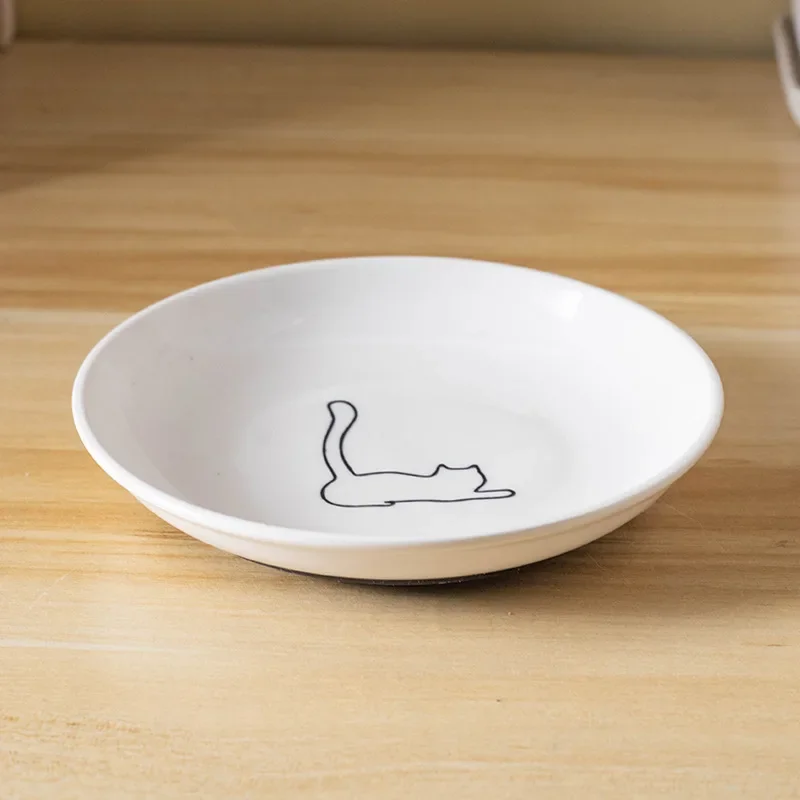 Керамические пластины для кошек с силиконовой противоскользящей подкладкой